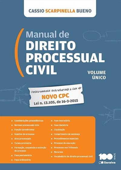 Manual De Direito Processual Civil Volume Unico Ed Cassio