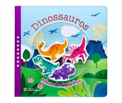 Dinossauros Meus Amiguinhos Livro 4 Personagens De Madeira